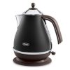 Ấm siêu tốc Delonghi Icona Vintage KBOV 2001 1.7 lít / Màu đen, xanh, be
