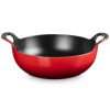 Chảo gang Le Creuset Balti 20cm 1.8L 2 quai - Màu đỏ