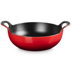 Chảo gang Le Creuset Balti 20cm 1.8L 2 quai - Màu đỏ