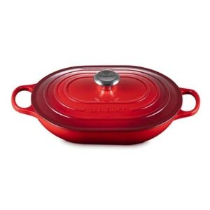 Alternative view of Chảo gang oval Le Creuset Oblong 31cm 3.4L - Màu Đỏ