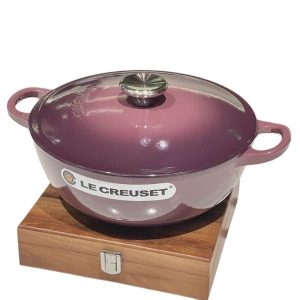 Alternative view of Nồi gang sâu lòng Le Creuset La Marmite Fig 22cm 2.6L - Màu Tím
