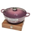 Nồi gang sâu lòng Le Creuset La Marmite Fig 22cm 2.6L - Màu Tím